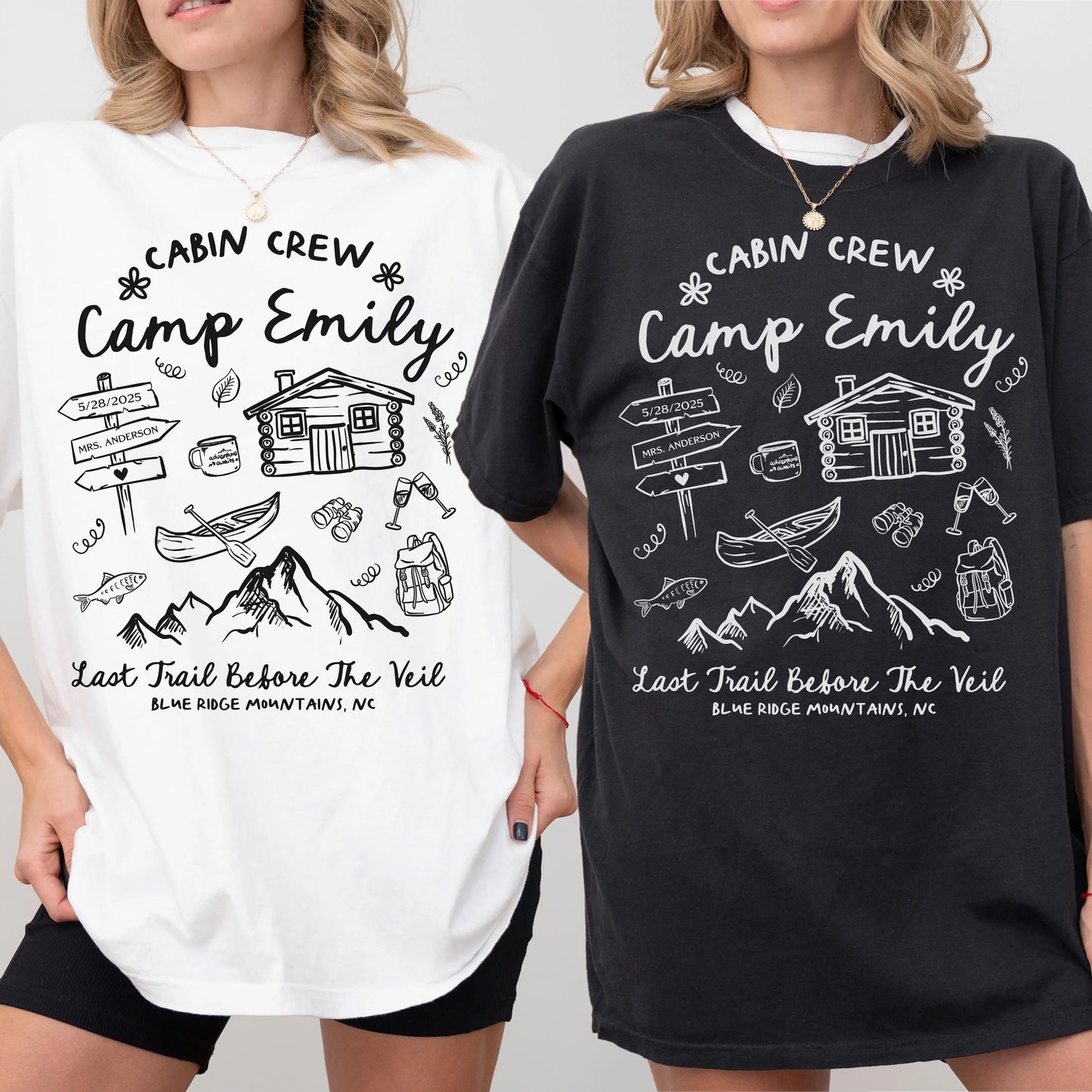 Camp Bachelorette Party Shirt, Custom Bachelorette Comfort Colors, Cabin Mountain Bride Tee, Hiking Bridal Party,  Lake Tshirt, Girls Trip,