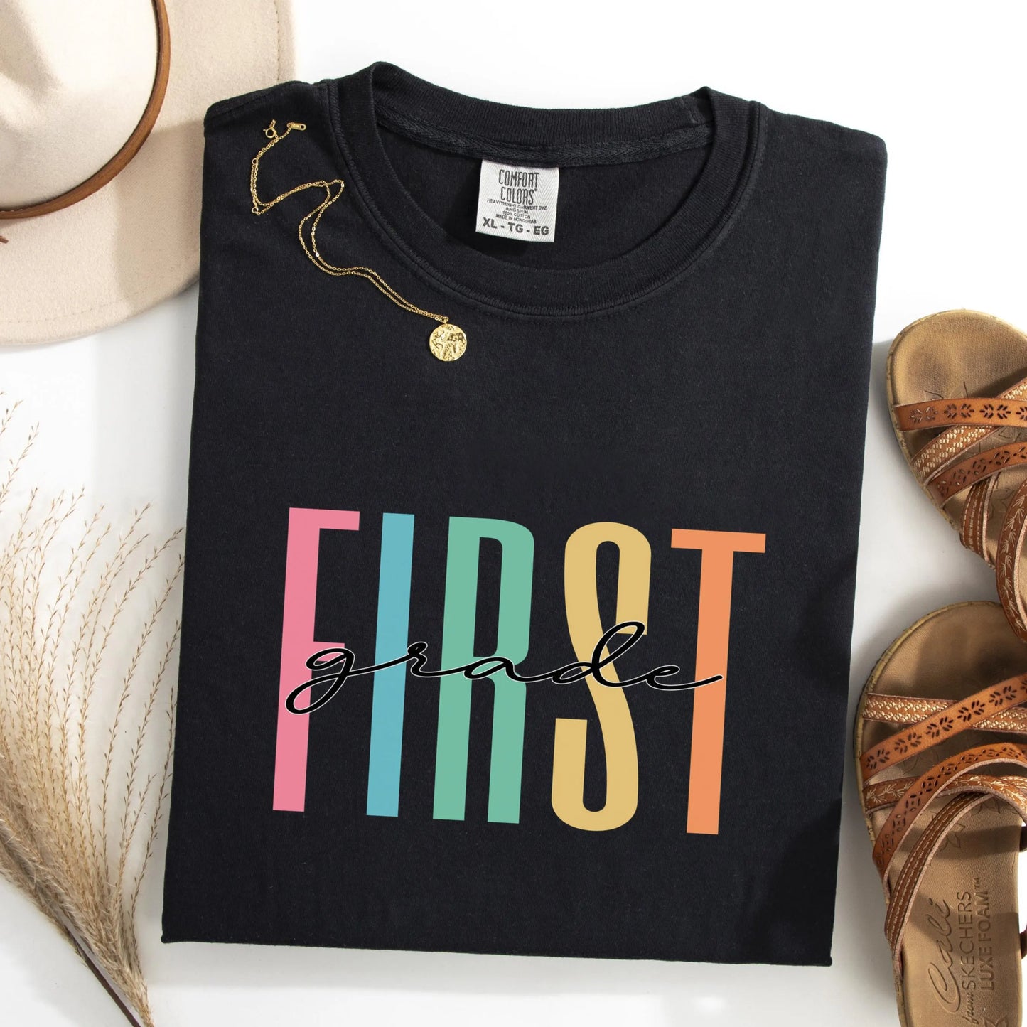 Comfort Colors® First Grade Teacher Shirt, 1st Grade Teacher Shirt, 1st Grade T-Shirt, First Grade TShirt, Elementary School, Teaching Shirt