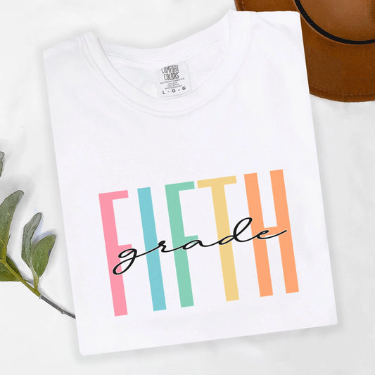 Fifth Grade Teacher Shirt, Education Tee, Teacher Gift, 5th Grade Teacher Shirt, Teacher Appreciation, Comfort Colors, Teaching Tee