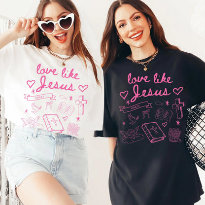 Love Like Jesus Shirt, Love Like Jesus, Christian Shirts, Christian Valentine Shirt, Christian Valentines Shirt, Custom Christian Shirt