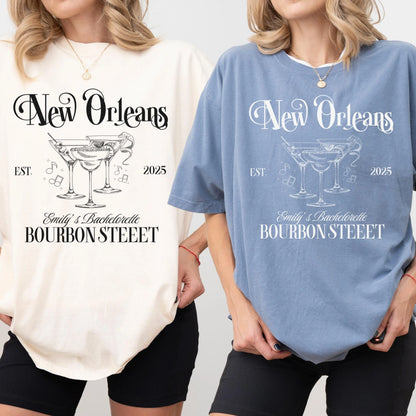 New Orleans Bachelorette Shirts, Custom NOLA Bachelorette Shirt, Mardi Gras Bachelorette, Matching Group Shirts, Bridal Party Girls Trip