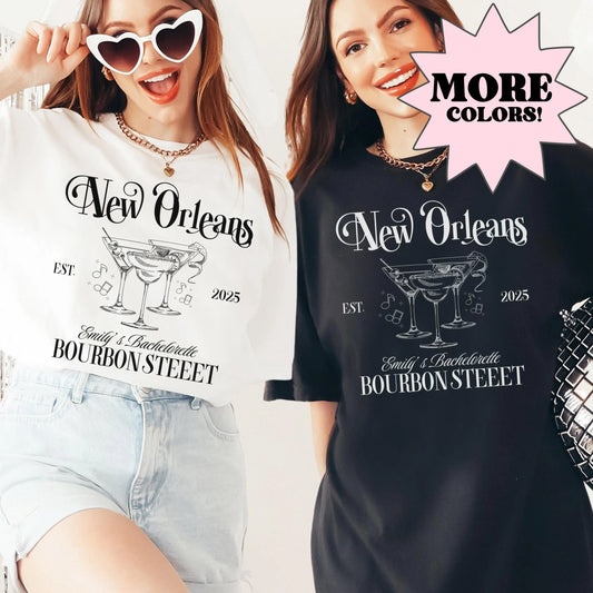 New Orleans Bachelorette Shirts, Custom NOLA Bachelorette Shirt, Mardi Gras Bachelorette, Matching Group Shirts, Bridal Party Girls Trip