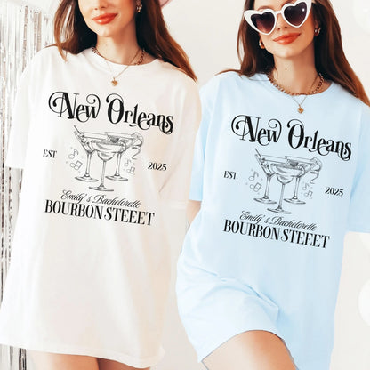 New Orleans Bachelorette Shirts, Custom NOLA Bachelorette Shirt, Mardi Gras Bachelorette, Matching Group Shirts, Bridal Party Girls Trip