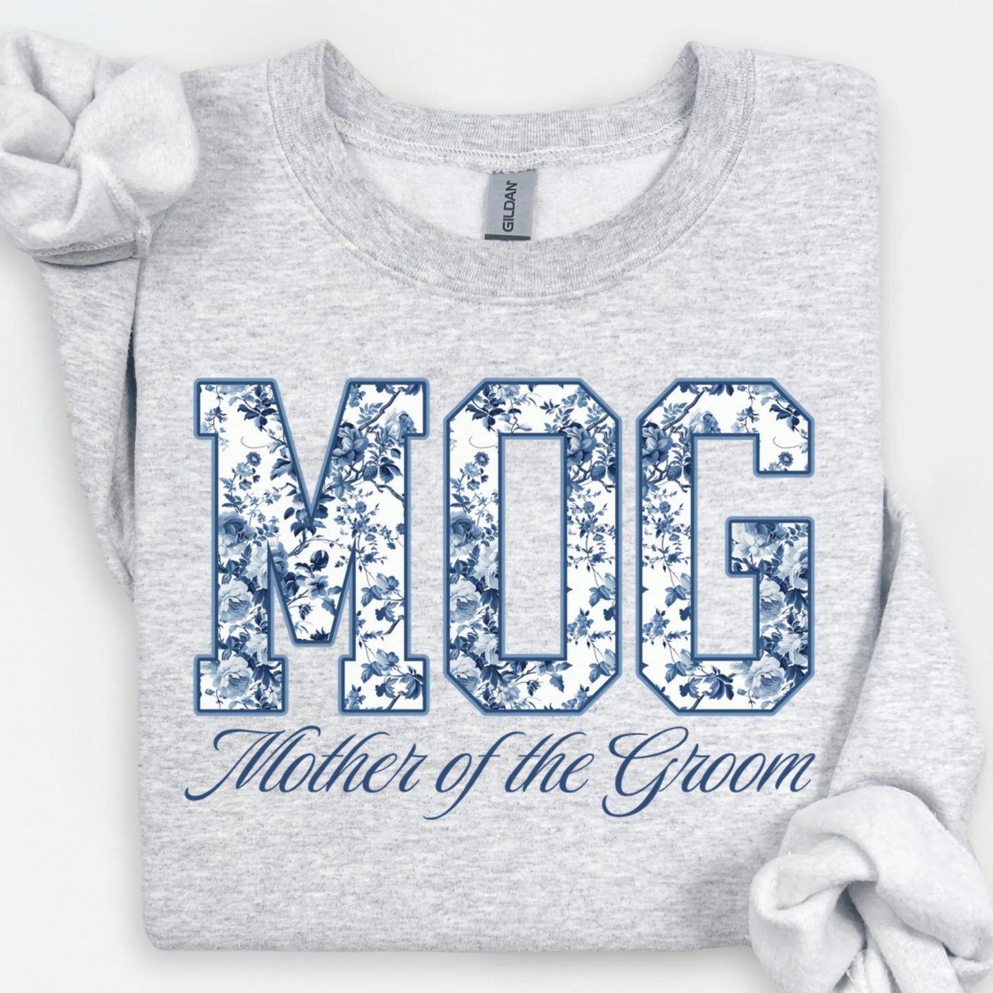 Toile De Jouy Mother of the Groom Sweatshirt, MOG Shirts, Getting Ready Bridal Party Outfit, Groom Mom Gift, Coquette Mama Sweater