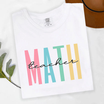 Math Teacher Shirt, Math Lover Shirt, Math Teacher Gift, Back To School Gift, Comfort Colors Math Shirt, Geometry Teacher, Algebra Teacher