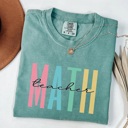 Math Teacher Shirt, Math Lover Shirt, Math Teacher Gift, Back To School Gift, Comfort Colors Math Shirt, Geometry Teacher, Algebra Teacher