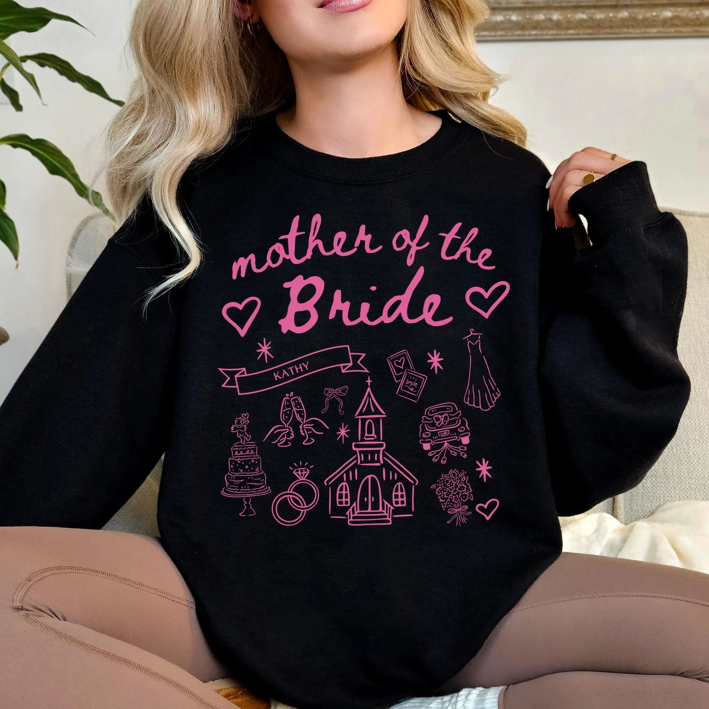 Mother of the Bride Sweater, Personalized Going to the Chapel Gonna Get Married Sweater, MOB Gift, MOB Shirt, MOB Sweater