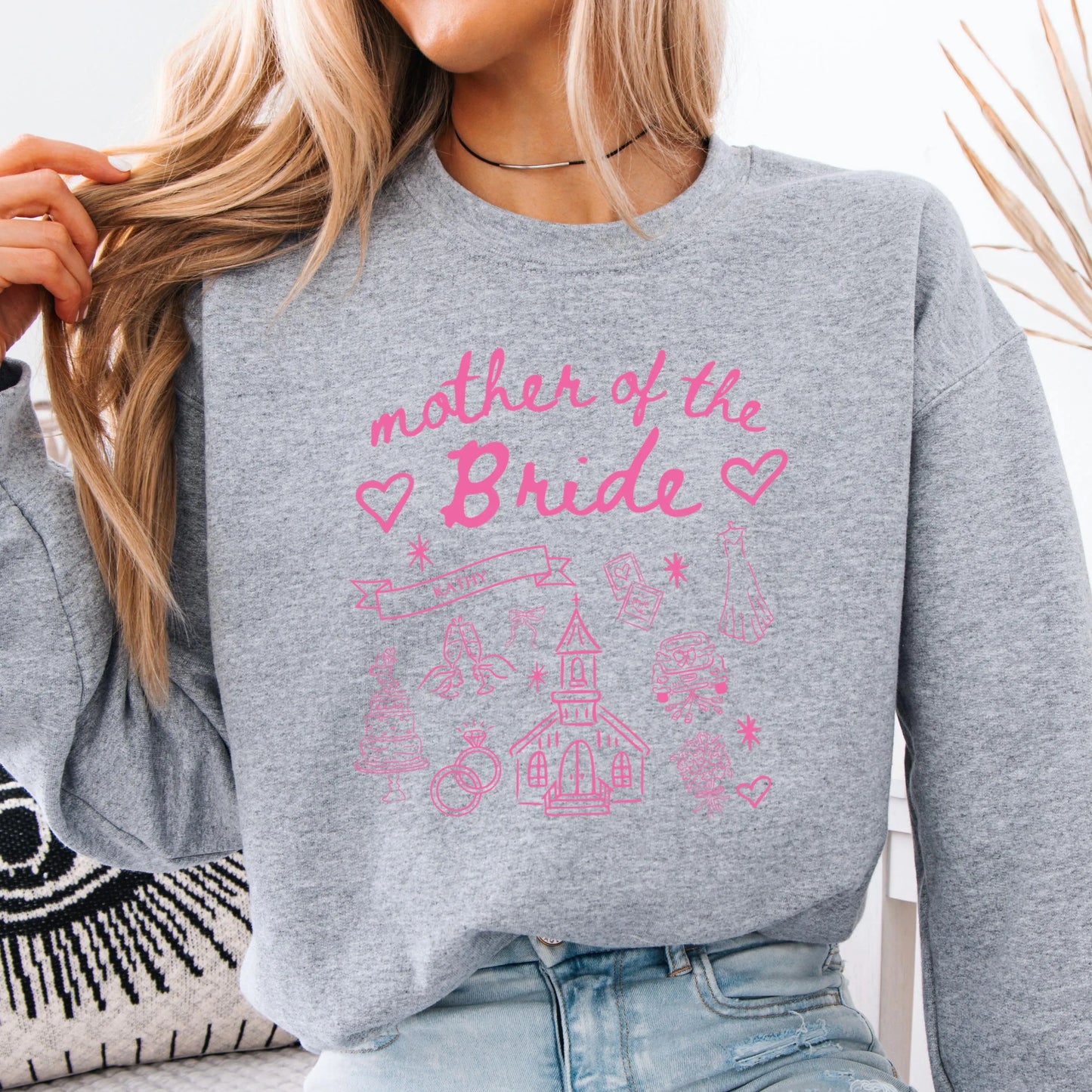 Mother of the Bride Sweater, Personalized Going to the Chapel Gonna Get Married Sweater, MOB Gift, MOB Shirt, MOB Sweater