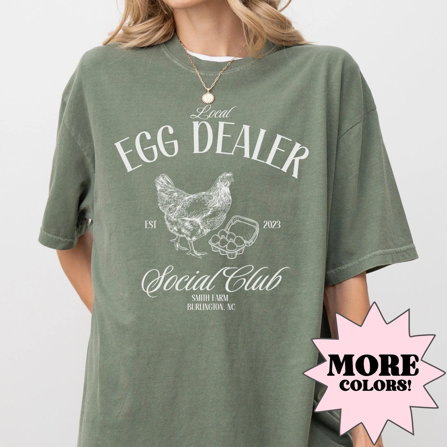 Christian Easter Shirts, Local Egg Dealer T-Shirt, Happy Easter Gifts, Retro Chicken Shirt, Farm Shirt, Chicken Lover Gift, Farmer Gifts