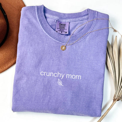 Comfort Colors Crunchy Mom Shirt, Health Fitness Mama, Mom Shirt, Mom Life Shirt, Mothers Day Shirt, Mom Appreciation Shirt, Cool Moms Shirt
