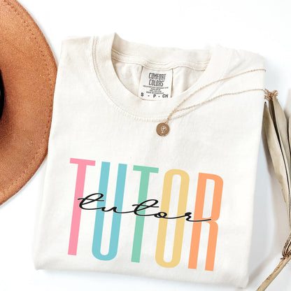 Tutor Shirt, Homeschool Teacher Tshirt, Math Tutor Shirt, Gift for Tutor, Tutor Appreciation Gift Idea, Teacher Shirt, Tutor Gift