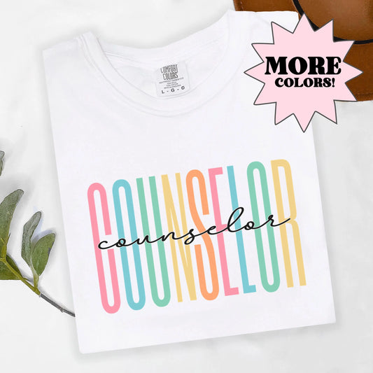 Counselor Shirt, School Counselor Shirt, Comfort Colors, School Psychologist, Counseling Shirt, Counselor Gift, Gift for Counselor