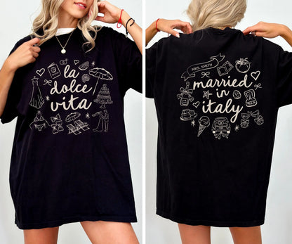 Bride Shirt, Comfort Colors Bride Shirt, Italy Shirt, Destination Wedding, Custom Bride Gonna Get Married, Mr Mrs Shirt, Wedding Day Shirt