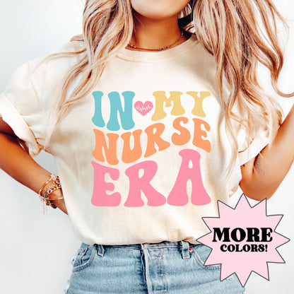 Nurse Shirt, Nurse Gift, Nurse Appreciation, Comfort Colors Registered Nurse Shirt, Nursing School Tee, Nurse Era, Retro Nurse T-shirt