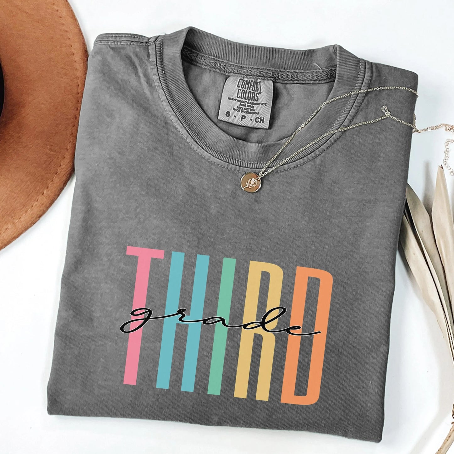 Third Grade Shirt,  Education Tee, Teacher Gift, 3rd grade teacher Shirt, Teacher Appreciation, Comfort Colors, Teaching Tee