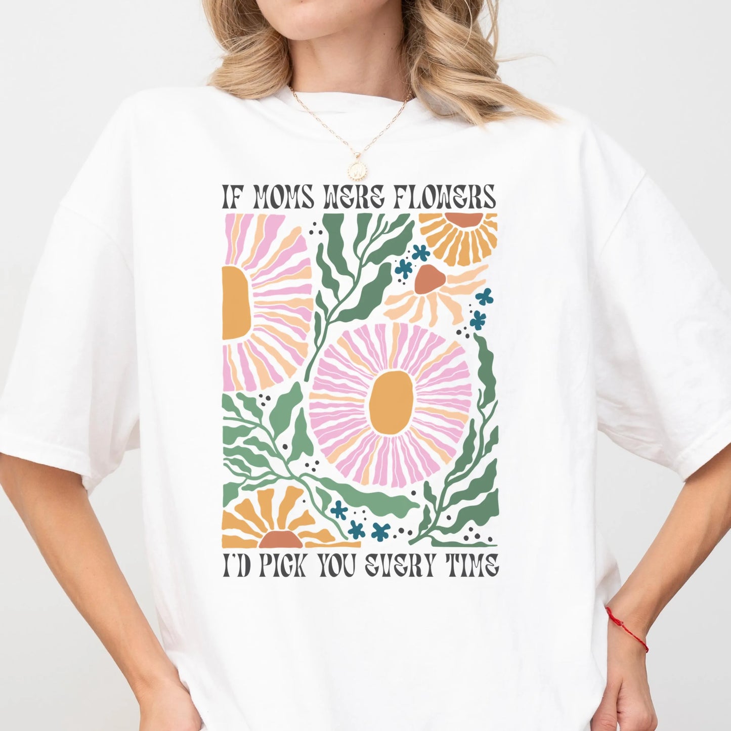 Floral Mom Shirt From Child, Mama Shirt, Mom Birthday Gift, Comfort Colors, Mothers Day Shirt, Gift For Mom, Mothers Day Gift