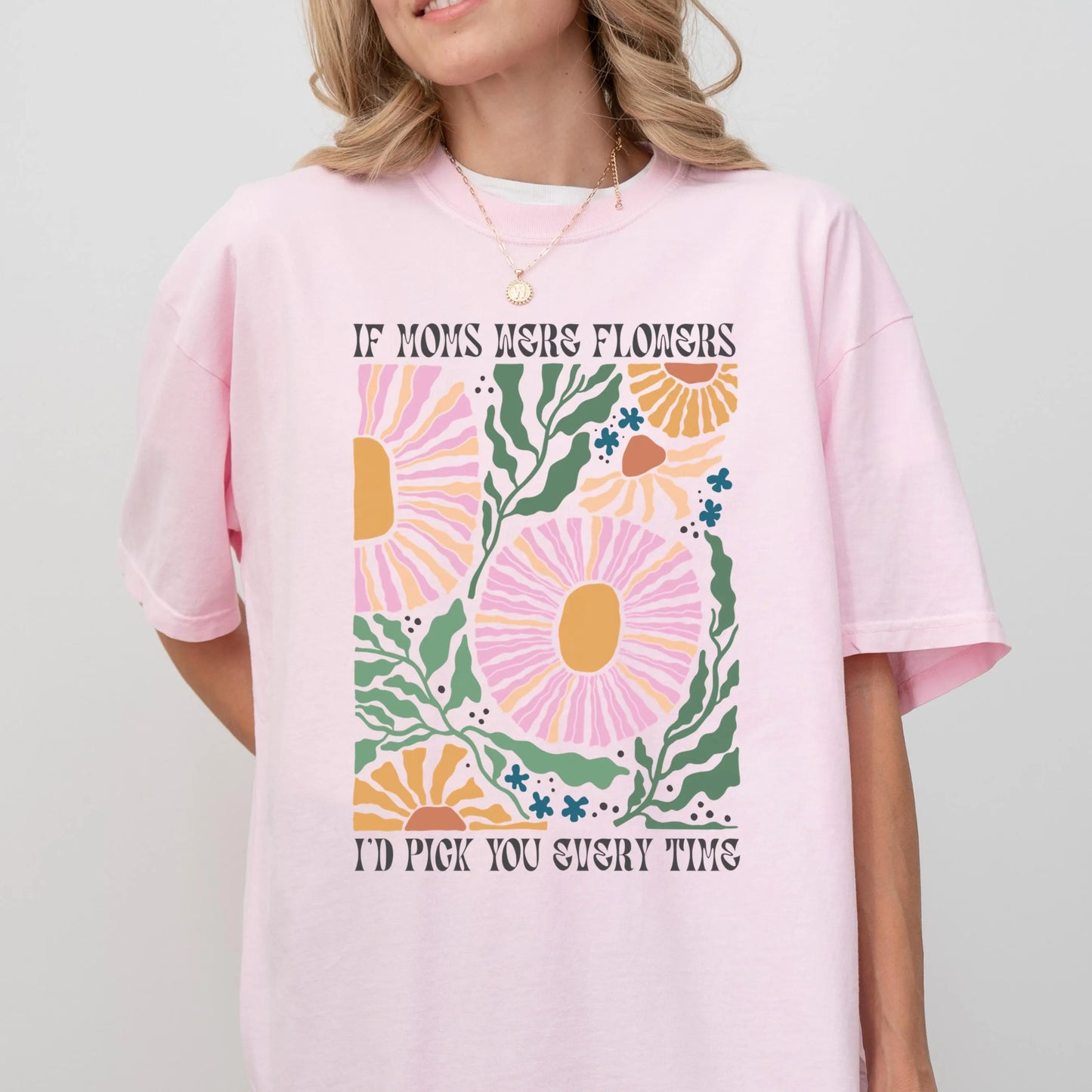 Floral Mom Shirt From Child, Mama Shirt, Mom Birthday Gift, Comfort Colors, Mothers Day Shirt, Gift For Mom, Mothers Day Gift