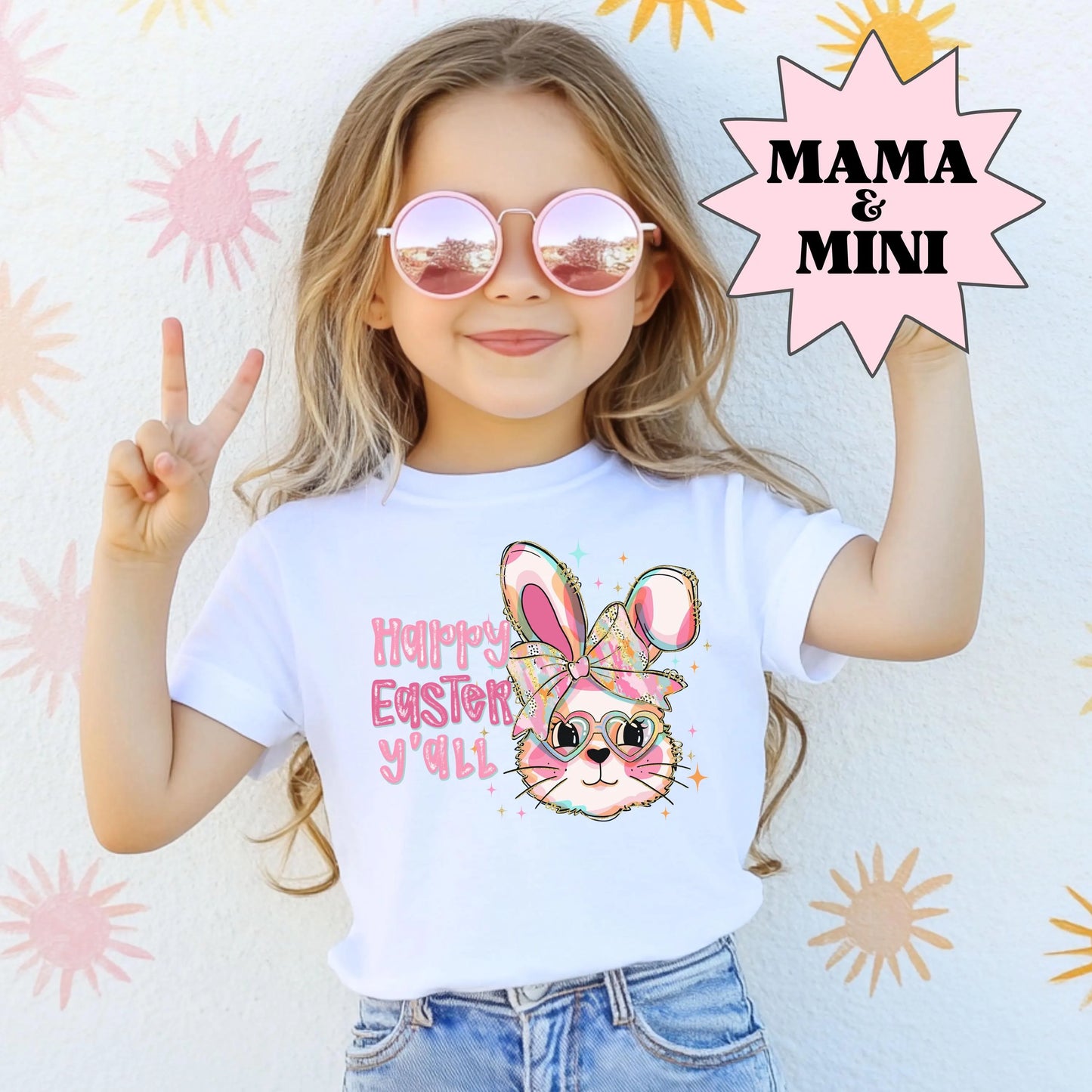 Mama and Mini Shirt, Mommy Me Easter Shirt, Kids Easter Bunny Shirt, Cute Easter Shirt, Comfort Colors Easter Shirt, Easter Day Shirt