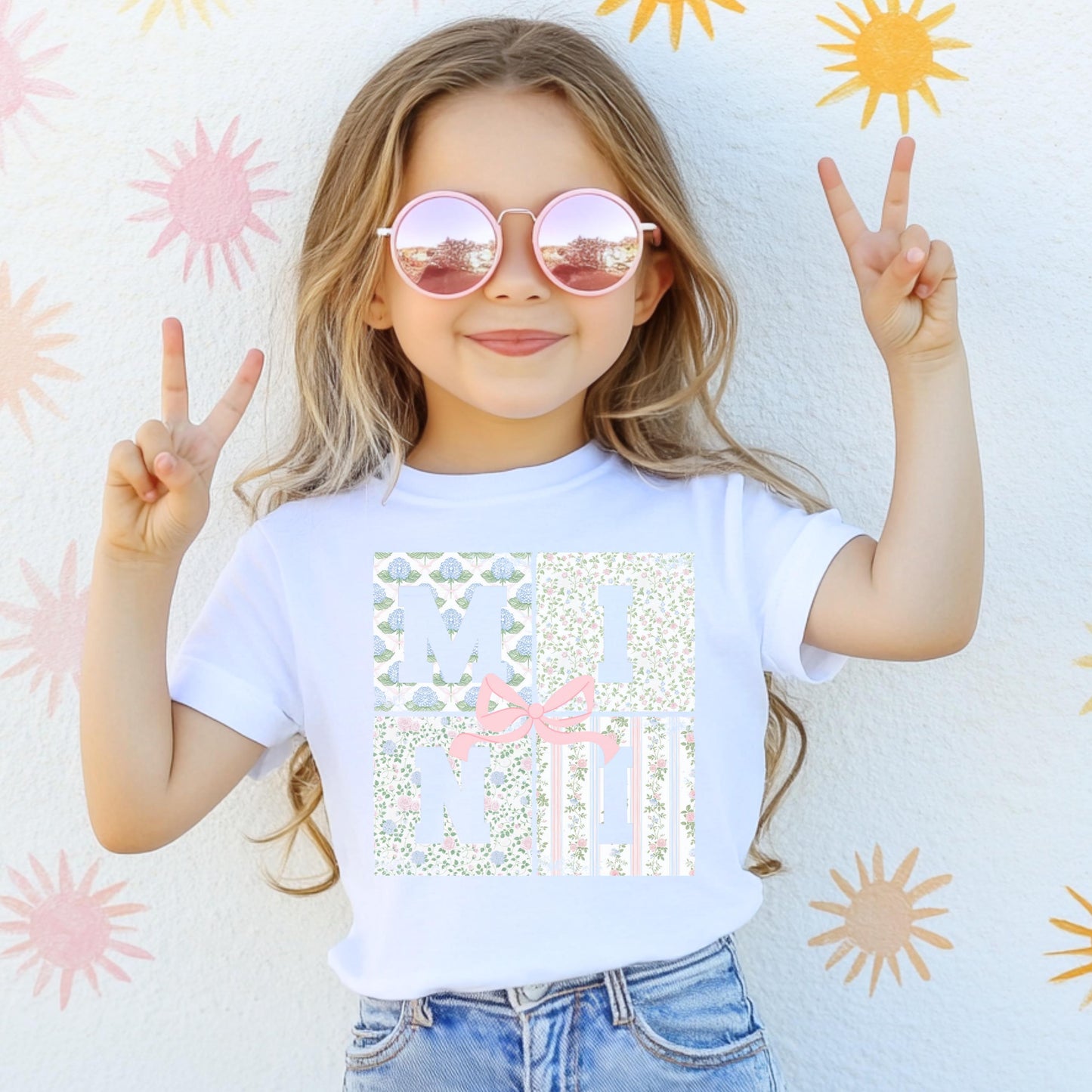 Mama and Mini Shirt, Mommy Me Floral Shirt, Kids Bow Shirt, Spring Kids Shirt, Comfort Colors Shirt, Matching Easter Shirts, Mothers Day