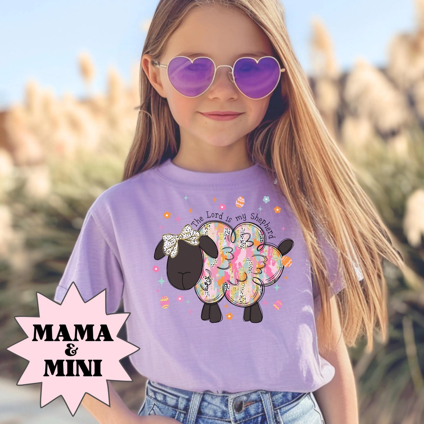 Mama and Mini Shirt, Mommy Me Sheep Shirt, Kids Easter Shirt, Spring Kids Shirt, Comfort Colors Shirt, Matching Easter Shirts, Mothers Day