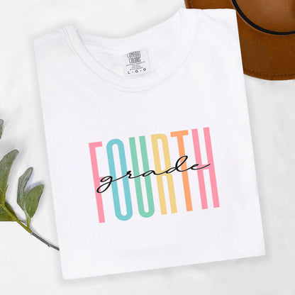 Fourth Grade Shirt, Education Tee, Teacher Gift, 4th Grade Teacher Shirt, Teacher Appreciation, Comfort Colors, Teaching Tee