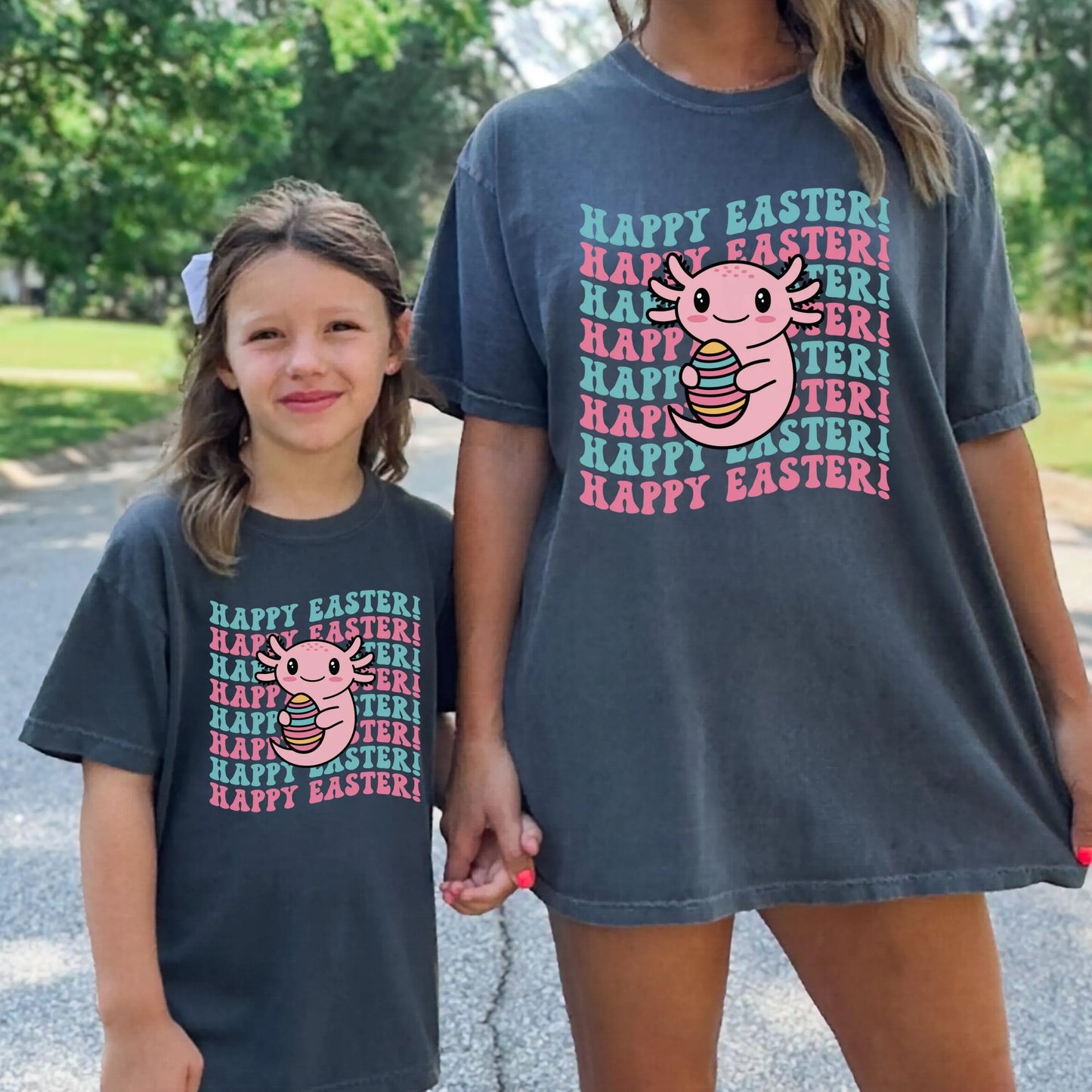Easter Axolotl Kids Shirt, Funny Axolotl Shirt, Mom Mini Shirt, Axolotl Lover Gift, Cute Axolotl Shirt, Axolotl Era Shirt, Easter Tee