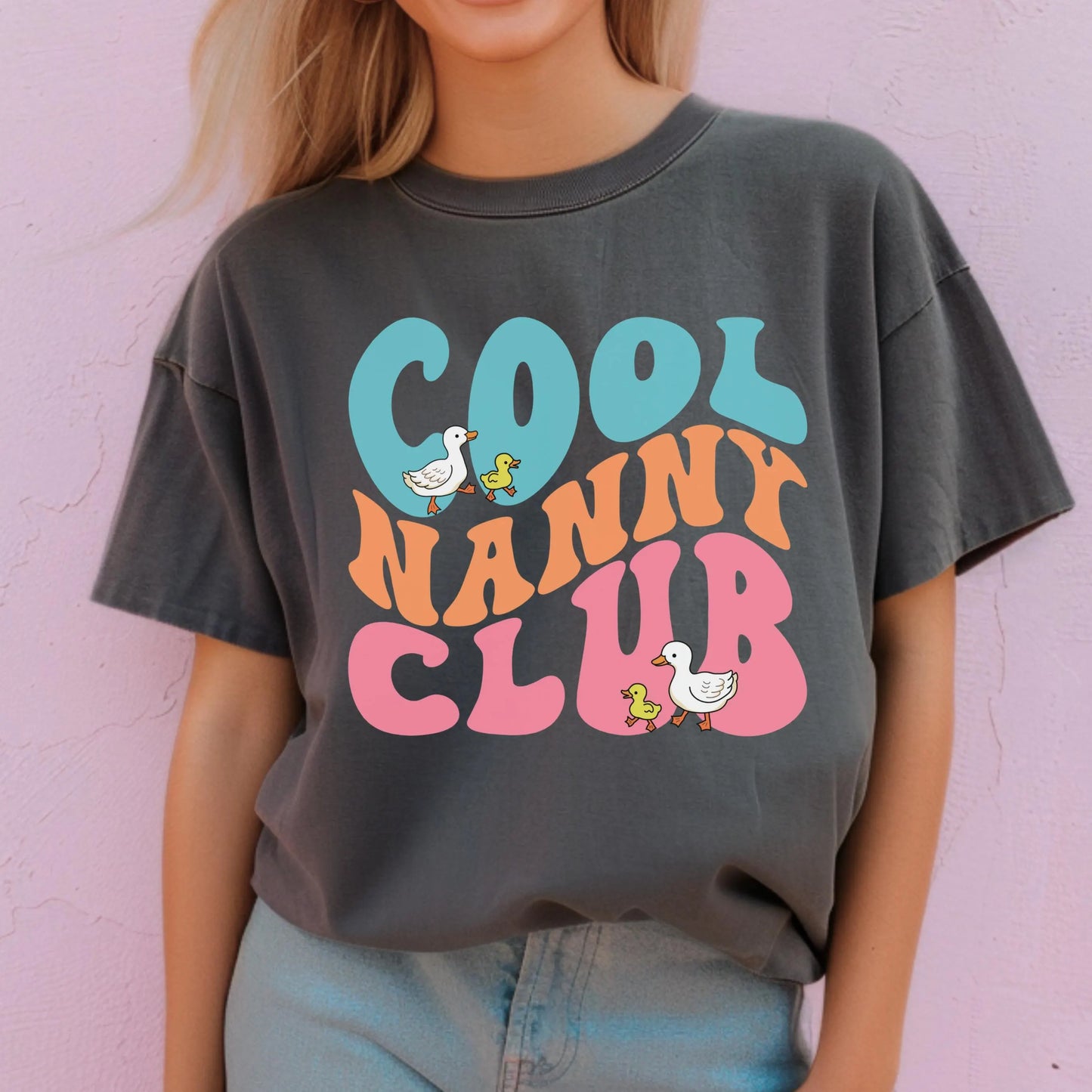 Nanny Shirt, Cool Nanny Club Shirt, Nanny Gift, Goose Shirt, Childcare Shirt, Nanny Tees, Shirt For Nannie, Nanny Birthday, Nanny Christmas