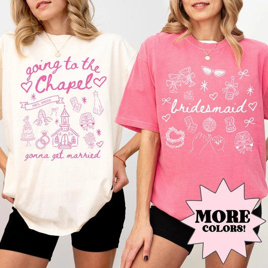 Comfort Colors Bachelorette Party Shirts, Bachelorette Matching Shirt, Bridal Party Shirt, Luxury Bachelorette Shirt, Bride Crew Shirt