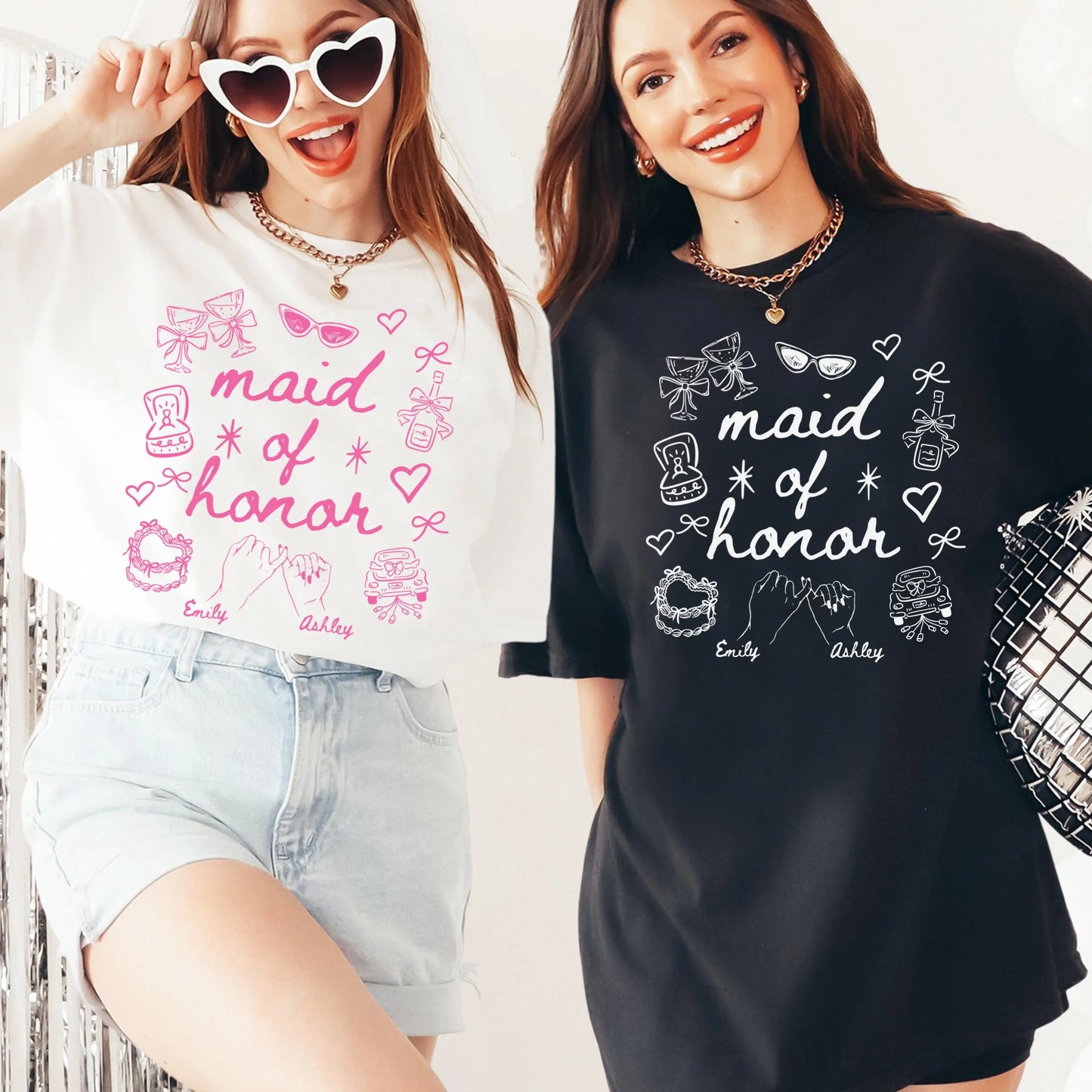 Maid Of Honor Custom Shirt, Personalized Going to the Chapel Gonna Get Married Shirt, Comfort Colors Bachelorette Shirt, Bridesmaids Shirt