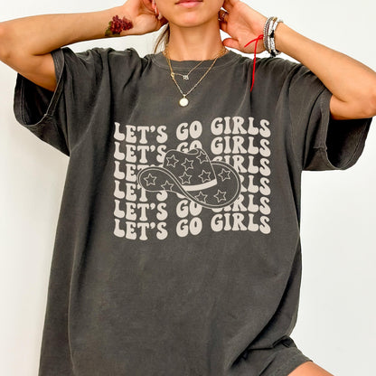Lets Go Girls Shirt, Bachelorette Party Shirts, Nashville Bachelorette, Cowgirl Bach Party, Rodeo Bachelorette Shirts, Western Bride