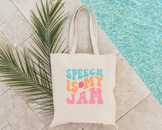 SLP Tote Bag, SLP Gift, Speech Therapist Bag, Gift For Therapist, Therapist Gift, Teacher Bag, Reusable Gift Bag, Speech Language Therapist
