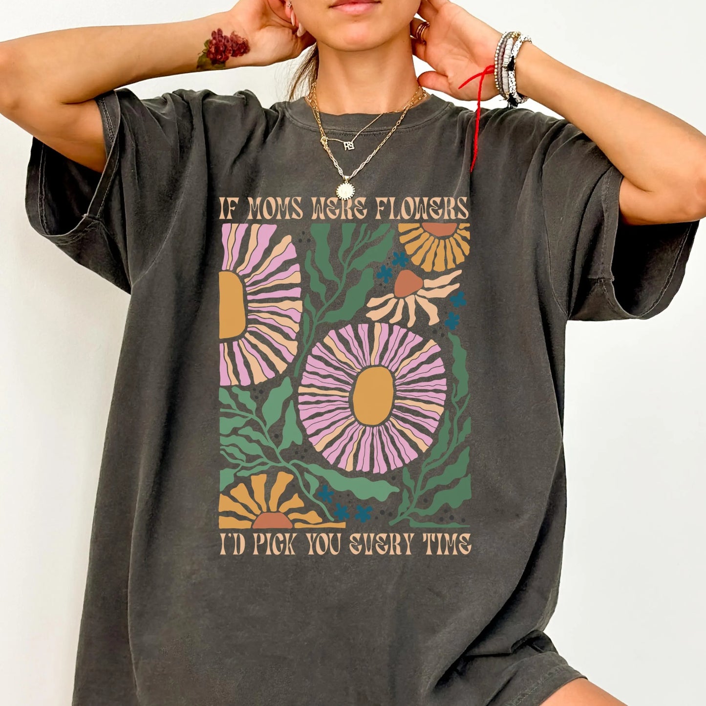Floral Mom Shirt From Child, Mama Shirt, Mom Birthday Gift, Comfort Colors, Mothers Day Shirt, Gift For Mom, Mothers Day Gift