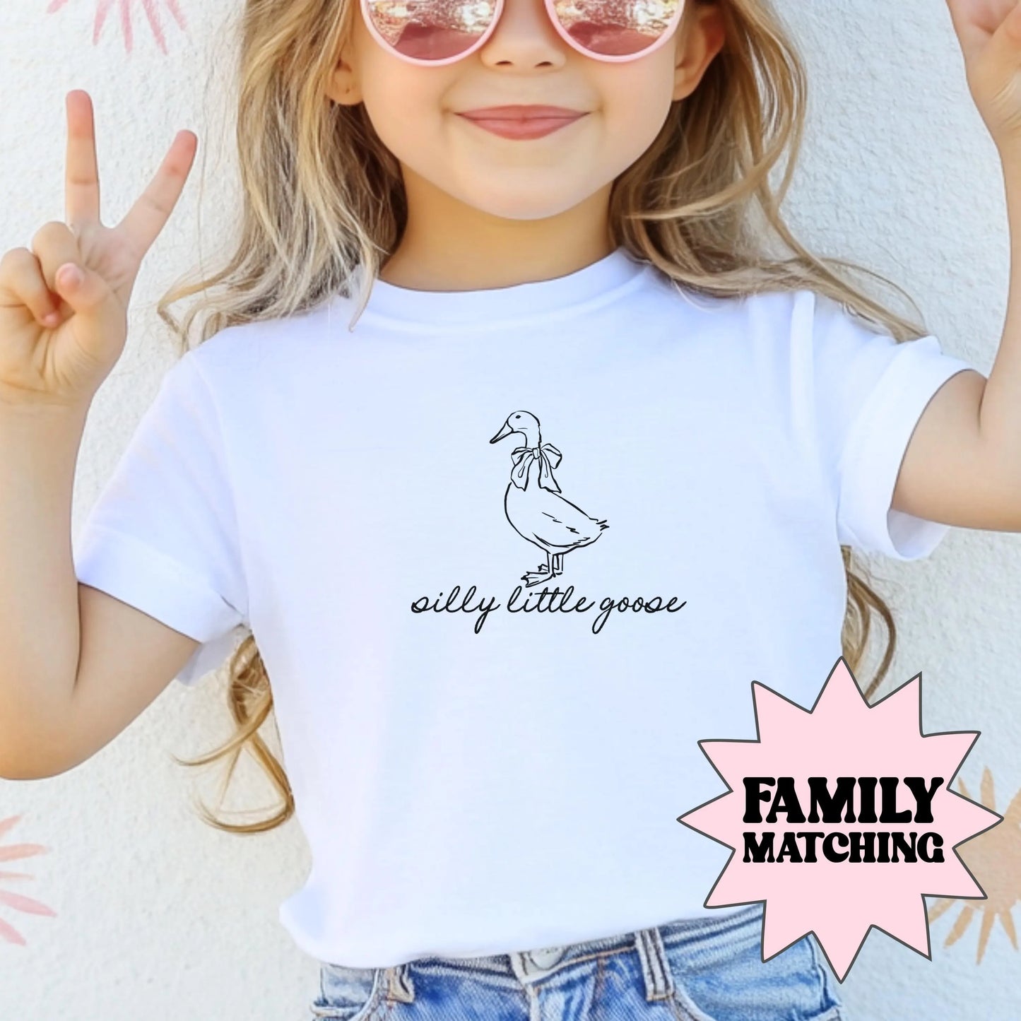 Mama and Mini Silly Goose Shirt, Mommy Me Easter Shirt, Spring Kids Shirt Silly Goose Shirt, Comfort Colors Shirt, Matching Goose Shirts