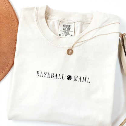 Comfort Colors Baseball Mama Shirt, Game Day Shirt, Baseball Mom T-Shirt, Baseball Tee For Mother's Day Gift, Sports Mom Shirt, Mom Gift