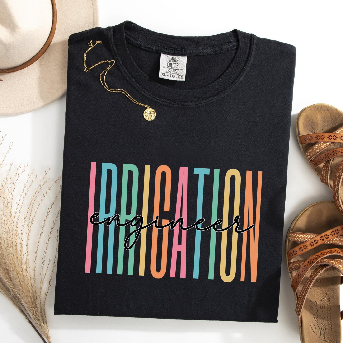 Comfort Colors® Irrigation Engineering Shirt, Engineers Shirt, Engineering Student Shirt, Women Engineers Shirt, Graduation Gift for Her