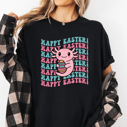 Easter Axolotl Shirt, Mama Mini Shirt, Comfort Colors Axolotl Lover Gift, Cute Axolotl Shirt, In My Axolotl Era Shirt, Snaxolotl Tee