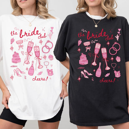 Bride Bridesmaid Shirt, Comfort Colors, Bridal Party Gift, Custom Wedding Day Getting Ready, Trendy Bachelorette Merch, Group Matching Tee