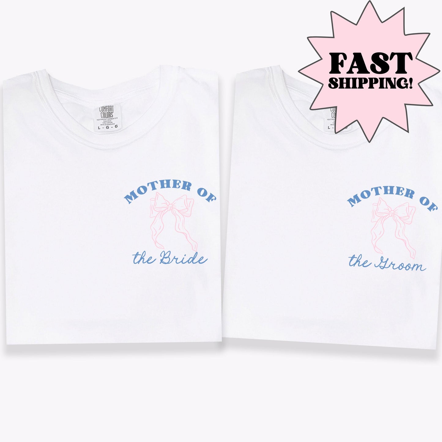 Mother Of The Bride and Groom Shirt, Comfort Colors Mother Of The Groom Shirt, Mom Of Bride Shirt, Wedding Shirt, MOB MOG Wedding Gift