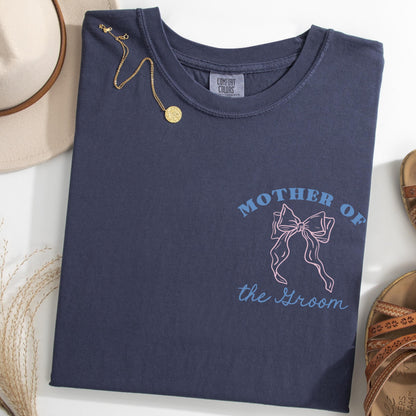 Mother Of The Bride and Groom Shirt, Comfort Colors Mother Of The Groom Shirt, Mom Of Bride Shirt, Wedding Shirt, MOB MOG Wedding Gift
