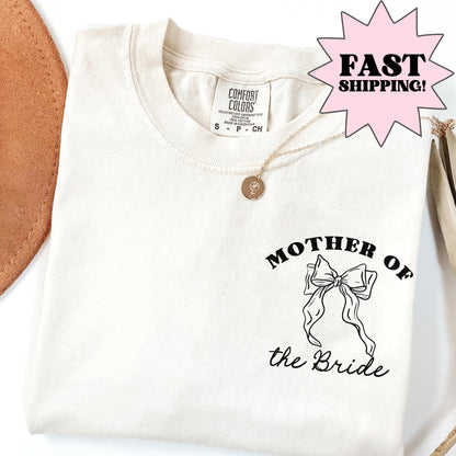 Mother Of The Bride And Groom Shirt, Comfort Colors Mother Of The Groom Shirt, Mom Of Bride Shirt, Wedding Shirt, MOB MOG Wedding Gift