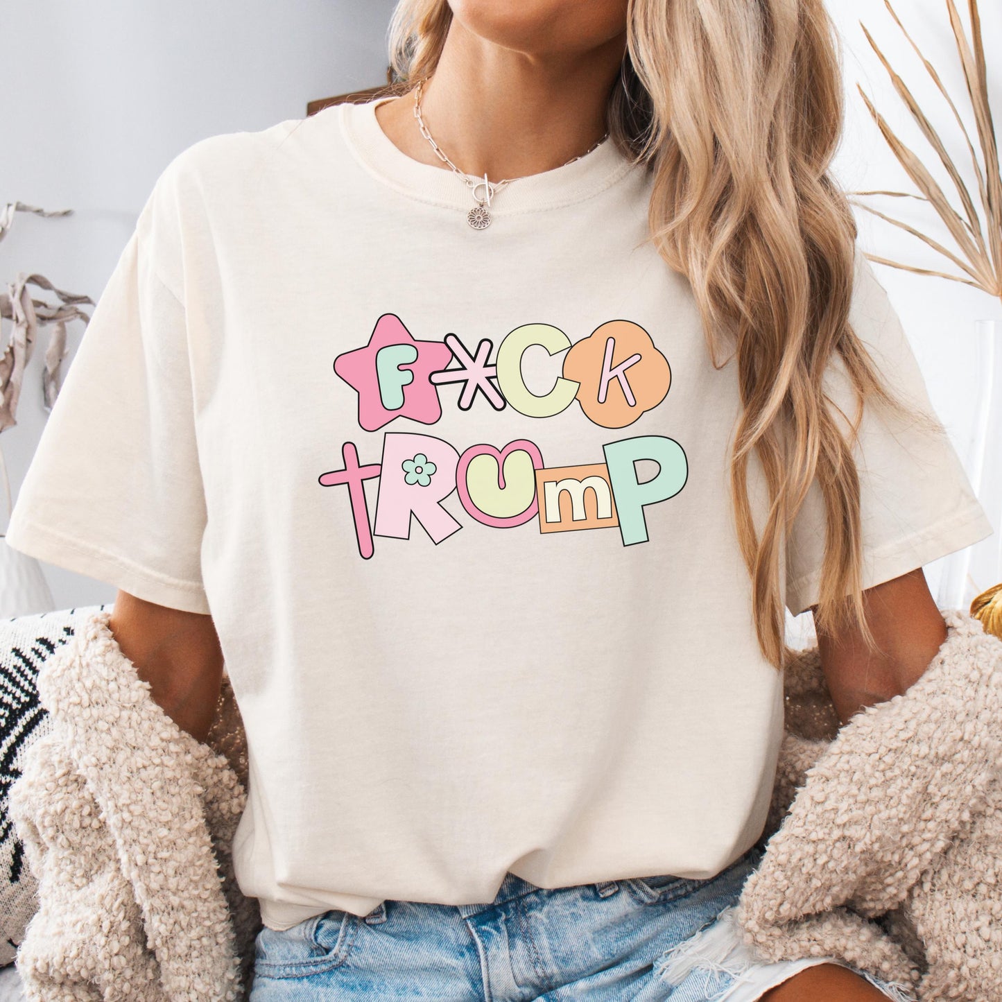 Fck Trump Comfort Colors Shirt, Anti Trump Shirt, Protest Shirt, Tee Shirt Gift for Democrat, F Trump Progressive Feminist Liberal Tee