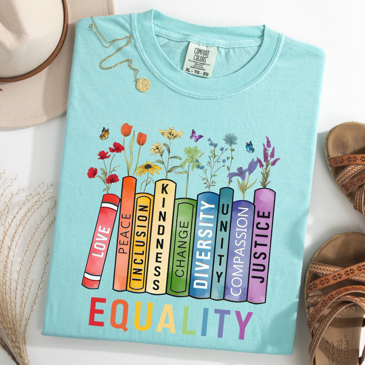 Pride Comfort Colors Shirt, Equality Shirt, Gay Pride Tshirt, LGBTQ Shirt, Gay Shirt, Lesbian Shirt, Social Justice Tee, Gay Ally Shirt