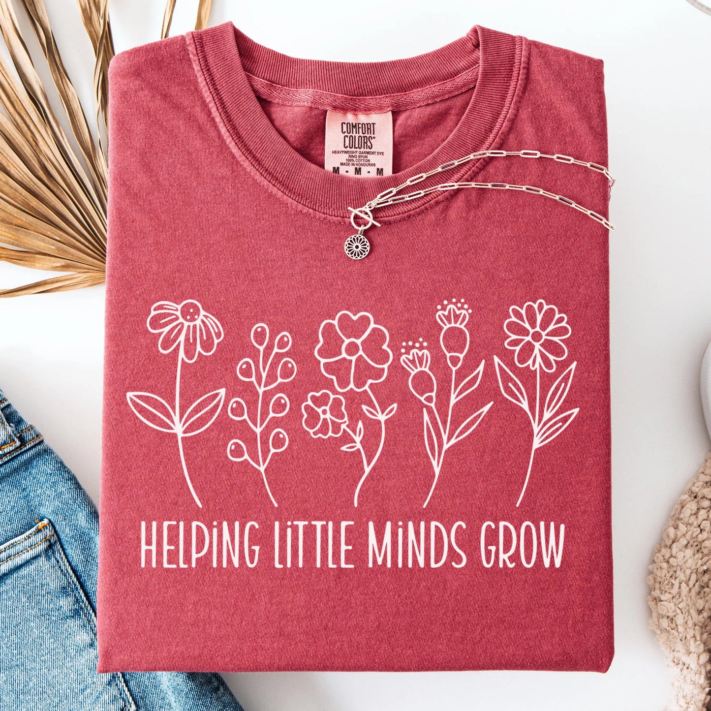 Comfort Colors Teacher Shirt, Kindergarten Teacher Shirt, Teacher Tshirt, Teacher Appreciation Shirt, Little Minds Shirt, New Teacher Gift