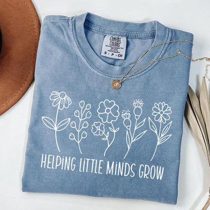 Comfort Colors Teacher Shirt, Kindergarten Teacher Shirt, Teacher Tshirt, Teacher Appreciation Shirt, Little Minds Shirt, New Teacher Gift