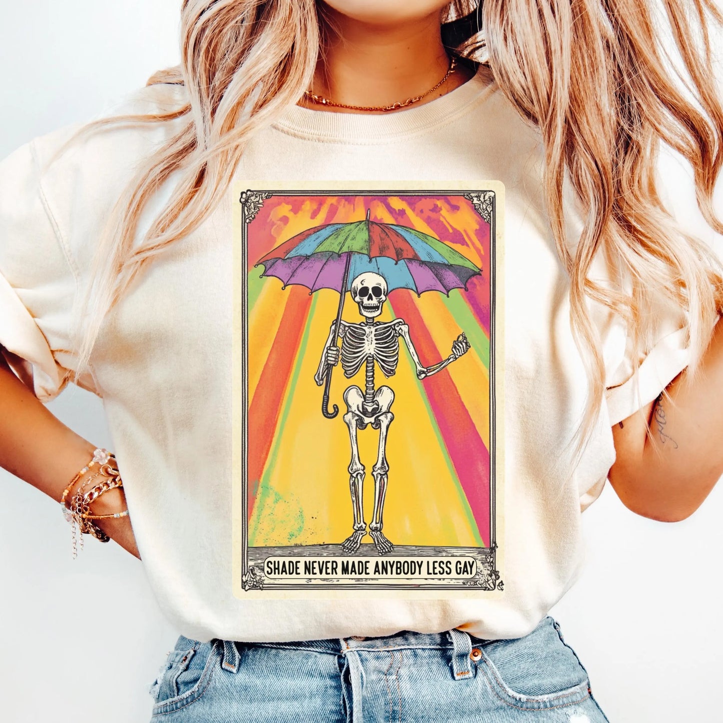 Comfort Colors Pride Shirt, Gay Pride Shirt, LGBTQ Shirt, Lesbian Shirt, Inclusive Shirt, Equality Tee, Transgender Shirt, Tarot Card Shirt