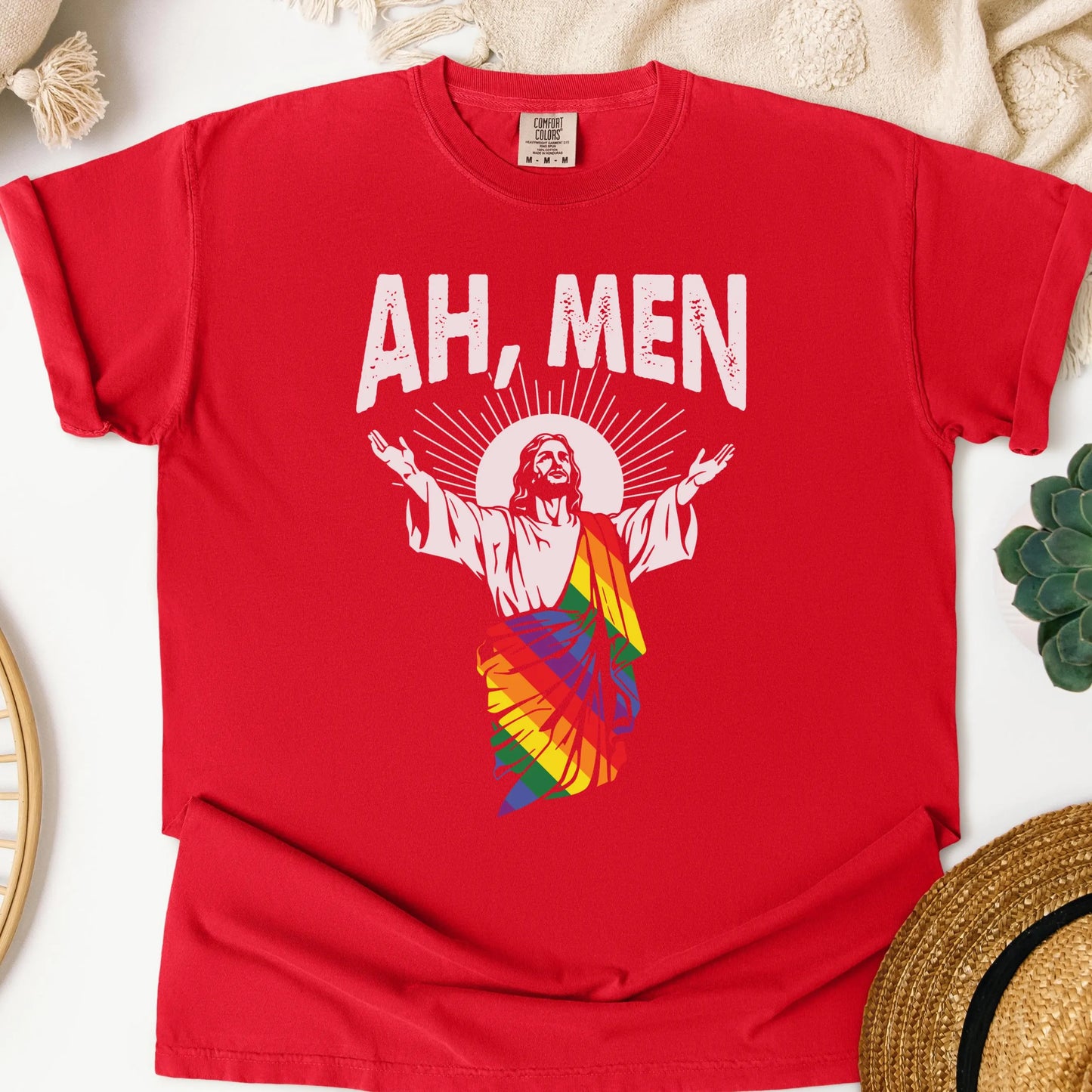 Comfort Colors Gay Pride Shirt, Pride Shirt, LGBTQ Shirt, Lesbian Shirt, Inclusive Shirt, Funny Shirt, Transgender Shirt, Funny Jesus Shirt