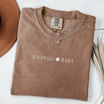 Comfort Colors Baseball Mama Shirt, Game Day Shirt, Baseball Mom T-Shirt, Baseball Tee For Mother's Day Gift, Sports Mom Shirt, Mom Gift
