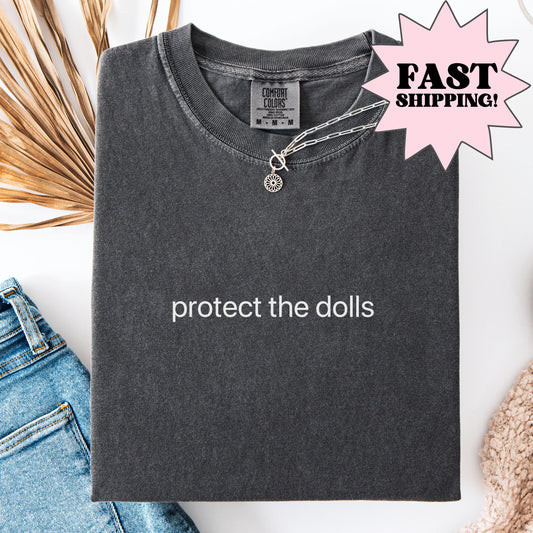 Comfort Colors Trans Shirt, Gay Shirt, LGBTQ Shirt, Shirt, Inclusive Shirt, Funny Shirt, Transgender Shirt, Protect The Dolls Shirt