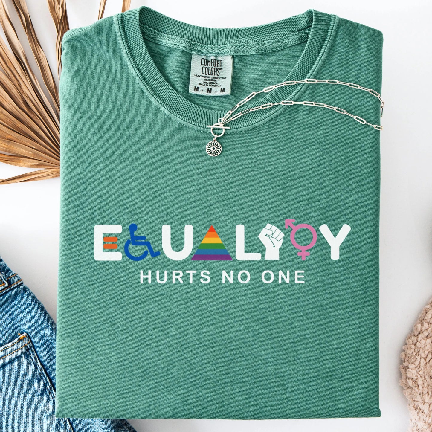 Comfort Colors Pride Shirt, Gay Shirt, LGBTQ Shirt, Lesbian Shirt, Inclusive Shirt, Trans Shirt, Queer Tee, Equality Hurts No One Shirt