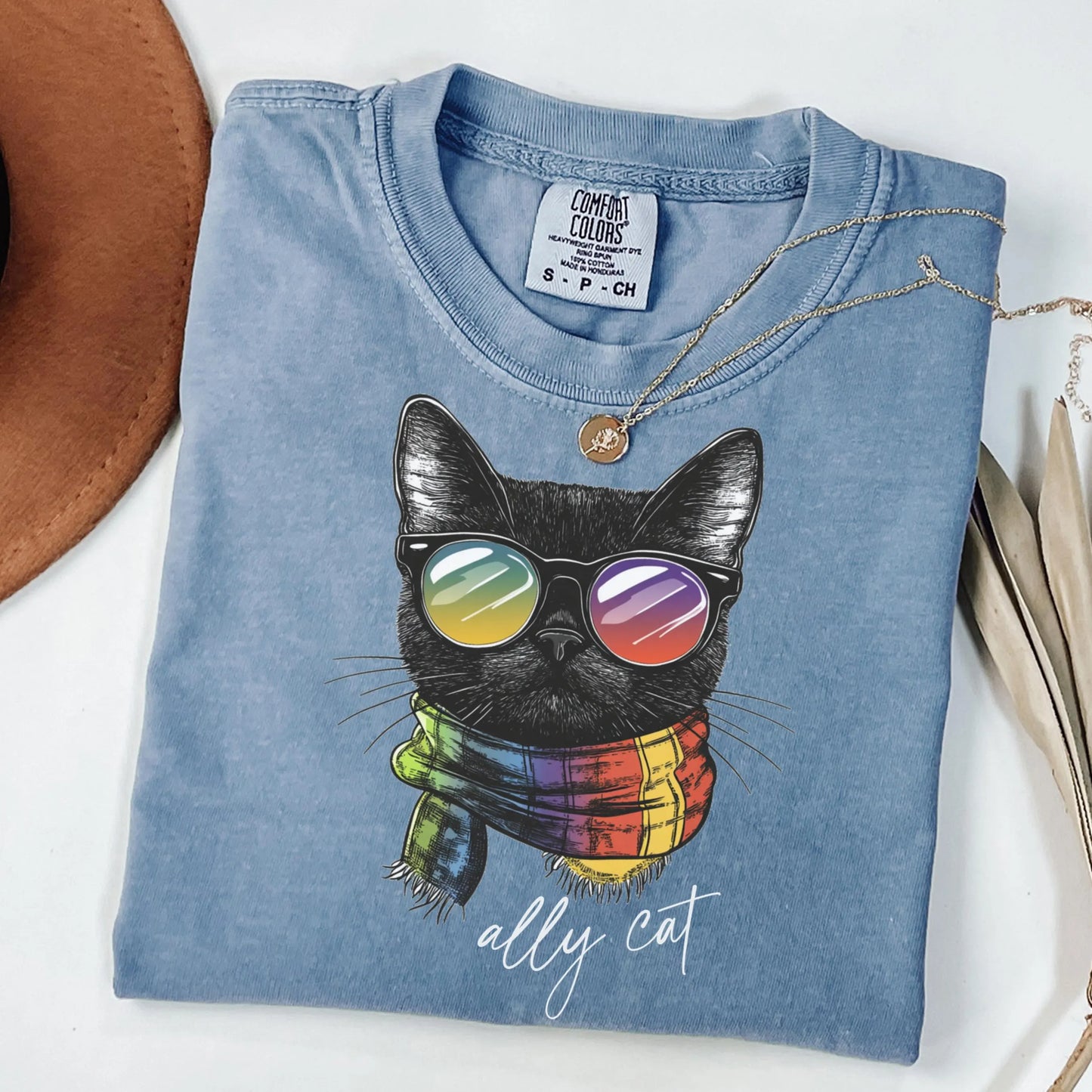 Comfort Colors Pride Shirt, Gay Shirt, LGBTQ Shirt, Lesbian Shirt, Inclusive Shirt, Funny Shirt, Transgender Shirt, Equality Shirt, Ally Cat